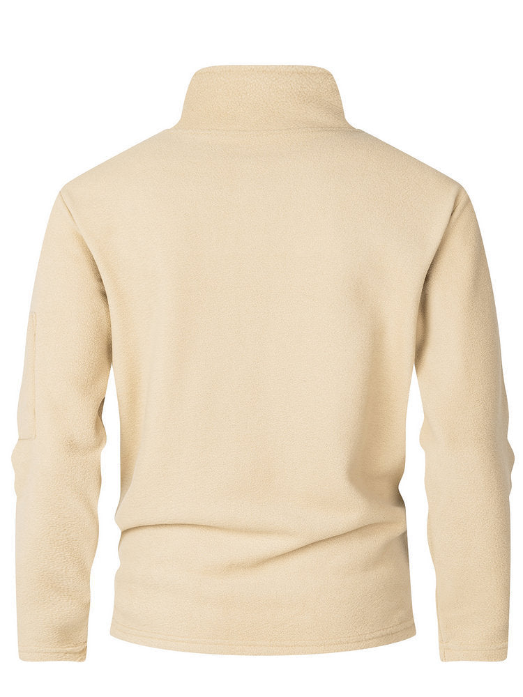 Casual Sweater Loose And Simple Zipper Double-sided